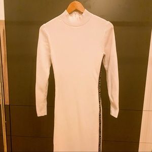 Michael Kores ribbed logo dress